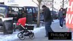 Funny Devil Baby Prank Baby Attack in New York Scaring Strangers on the Street Devils Due