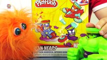 PLAY-DOH Captain America Spiderman Venom Vehicles Can-Heads Action Playset Review