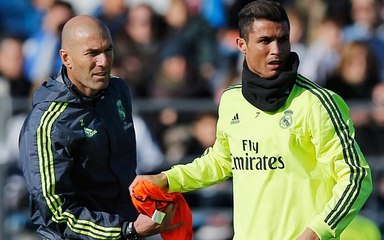 Quand Zidane combine avec CR7 à l'entraînement