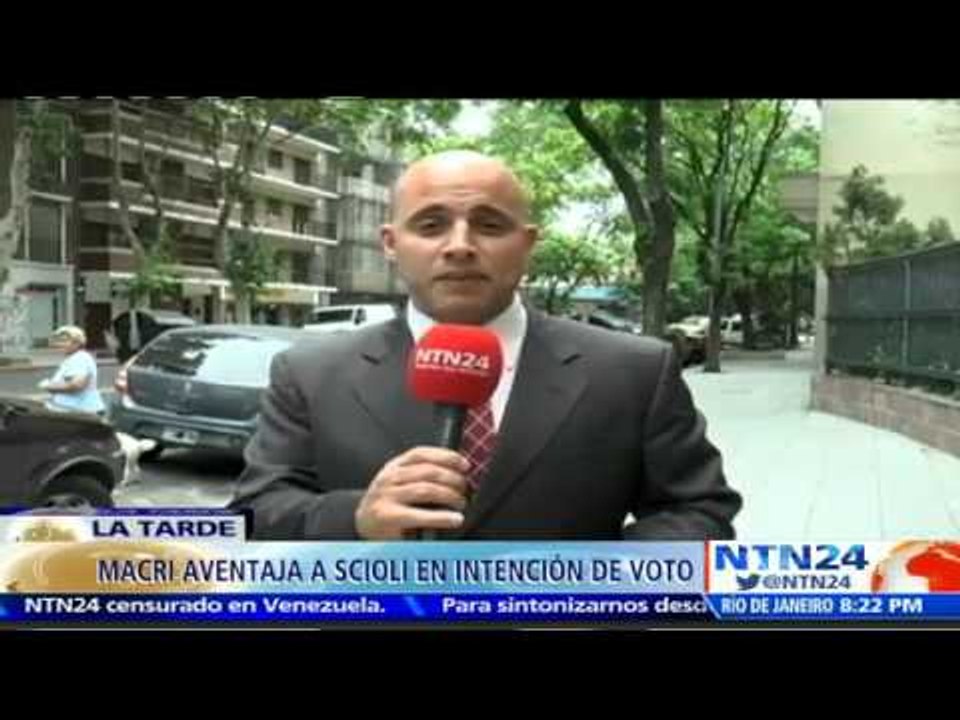 Mauricio Macri gana ventaja en la intención de voto sobre Daniel Scioli según encuestas