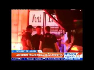 Accidente de bus en EE.UU. deja al menos seis muertos