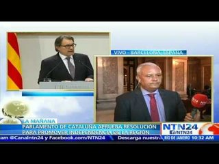 Parlamento catalán insiste: aprueba resolución para iniciar su independencia de España