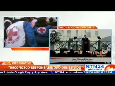 Presidente Santos ofrece perdón a familiares de víctimas de la toma y retoma del Palacio de Justicia