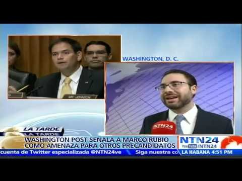 Marco Rubio representa la principal amenaza para los otros precandidatos a las elecciones de EE.UU.