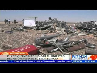 Estado Islámico reitera haber derribado el avión con destino a Rusia pero no explica cómo lo hizo