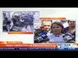 Mitzy Capriles entrega documento en la ONU para exigir que liberen a los presos políticos