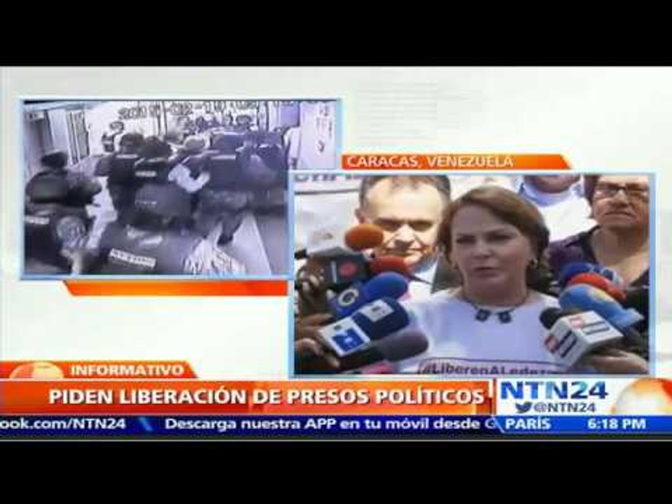 Mitzy Capriles entrega documento en la ONU para exigir que liberen a los presos políticos