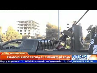 Estado Islámico ejecutó a 12 niños que trataron de escapar de un campo de entrenamiento