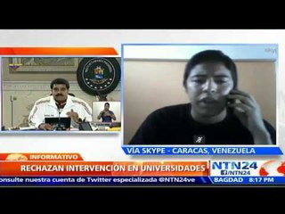 Asamblea Nacional venezolana aprobó documento que solicita intervenir en universidades públicas