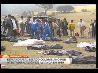 Demandan al estado colombiano por atentado a avión de Avianca en 1989 que dejó 110 muertos
