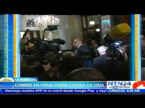 Más de 20 Ministros de Relaciones Exteriores se reúnen en Viena para abordar conflicto sirio