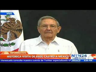 Histórico: Raúl Castro llega a México para realizar visita de Estado