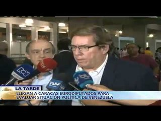 "Nos preocupa mucho la situación de la democracia en Vzla": eurodiputados llegan a Caracas