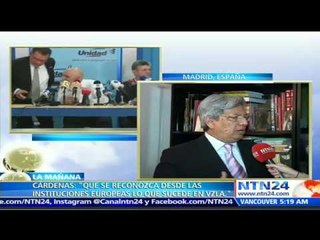 "Para la oposición venezolana es un éxito haber sido finalistas del premio Sájarov": Cárdenas