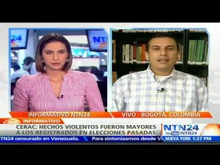 “Comicios regionales en Colombia fueron más violentos que los del 2011”