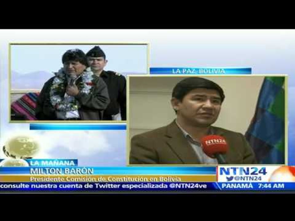 Tribunal Constitucional de Bolivia avala el referendo para la reelección de Evo Morales
