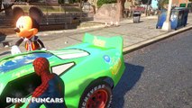 Mickey Mouse & Frozen Elsa & Spiderman meet Hulk Buster Nursery Rhymes Disney Lightning McQueen Cars