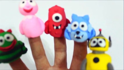 FINGER FAMILY SONG ♫ | Nursery Rhyme | Yo Gabba Gabba Finger Puppets