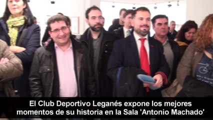 Exposición del CD Leganés en la Sala 'Antonio Machado'