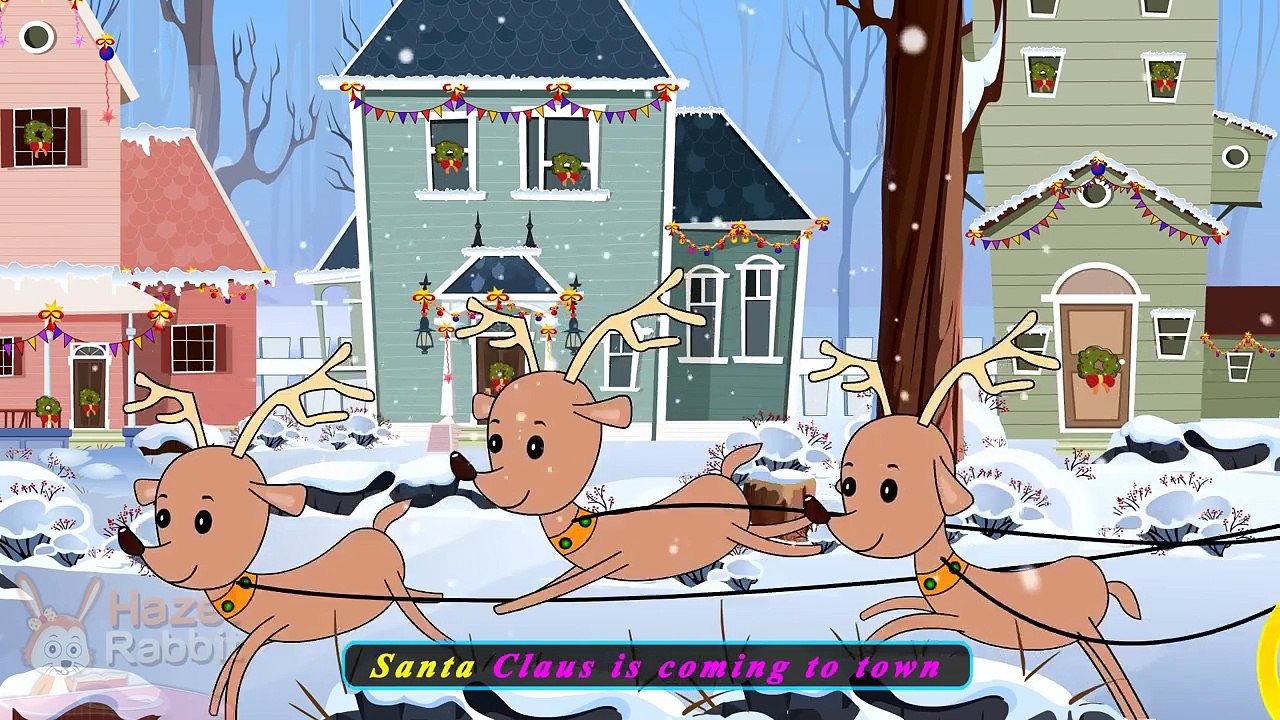 Santa Claus is Coming to Town! + More Christmas Songs for Kids | Children Music Videos w/
