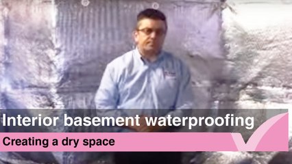 How to- Interior basement waterproofing