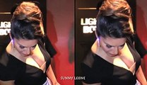 Sunny Leone Flaunt Hot CLEAVAGE At Mastizaade Screening