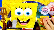 Spongebob Squarepants Talking Krabby Patty Maker Play Doh Krusty Krab Burger Playdough Toy