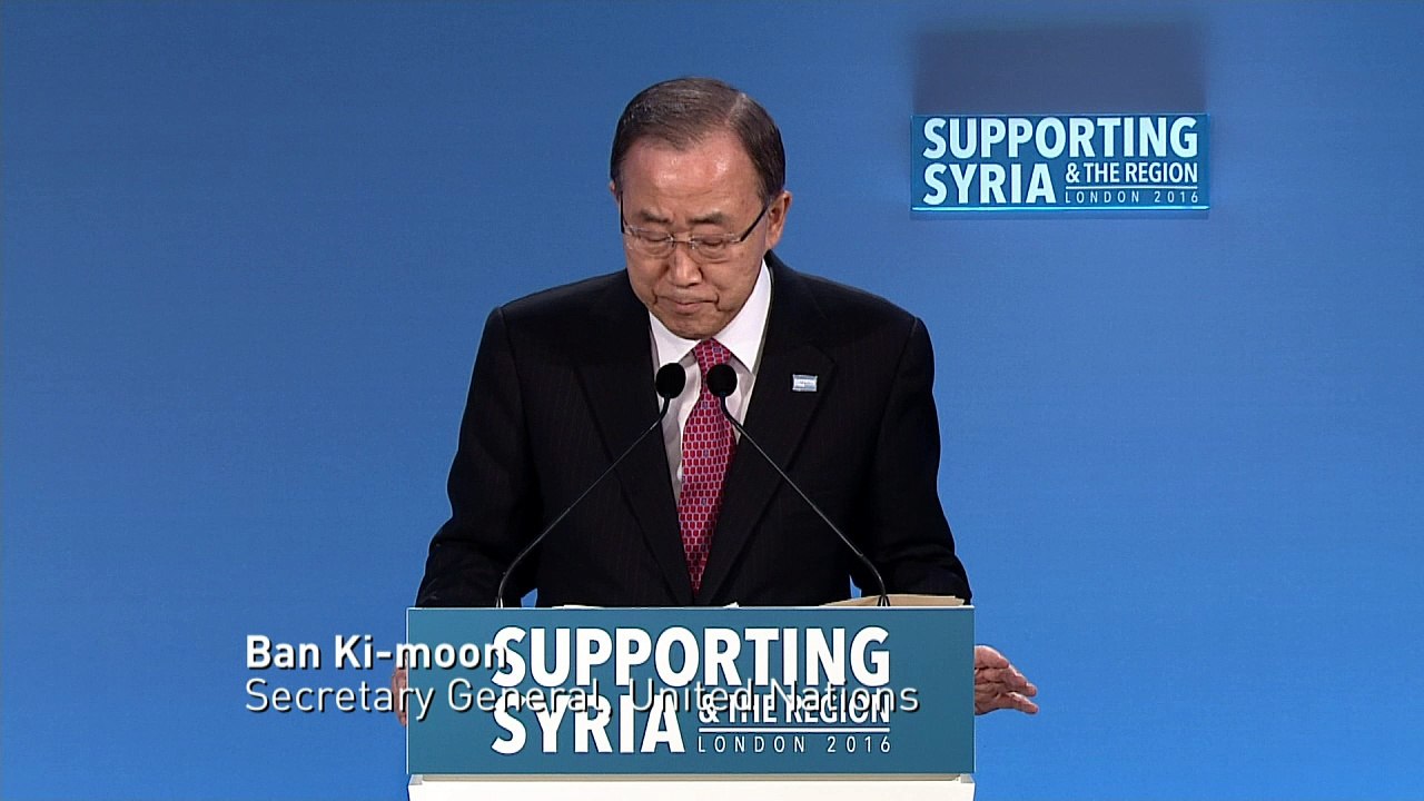 Ban Ki-moon: Increased bombing undermining Syria peace talks