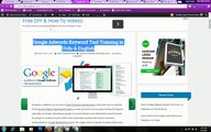 Google Adwords Keyword Tool to Rank Your Blog / Article in English Urdu