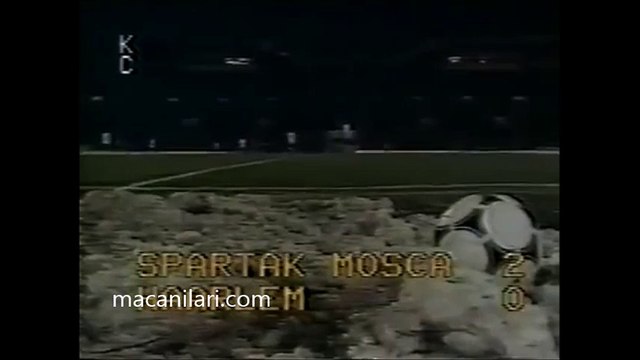 20.10.1982 - 1982-1983 UEFA Cup 2nd Round 1st Leg Spartak Moskova 2-0 HFC Haarlem