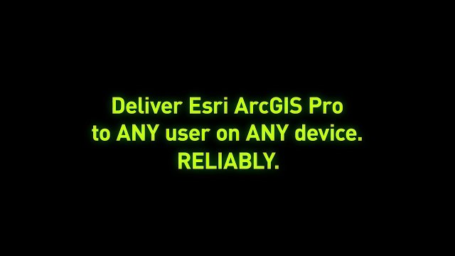 Demo de esri ArcGIS pro utilizando un equipo virtualizado con NVIDIA GRID
