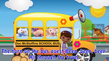 Wheels on the Bus Nursery Rhymes Doc McStuffins Nursery Rhyme for Kids635