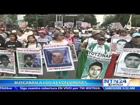 Fiscalía de México habilitará drones para búsqueda de los 43 estudiantes desaparecidos