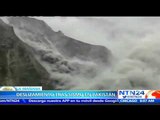 Colosal deslizamiento de tierra tras sismo de magnitud 7.5 en Pakistán