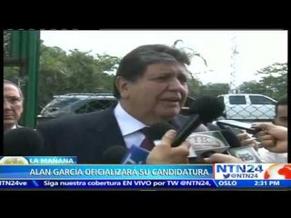 Expresidente Alan García aspira a un tercer mandato en Perú