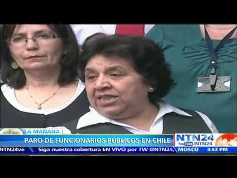 ¿Por qué están en paro más de 100.000 trabajadores de los servicios públicos en Chile?