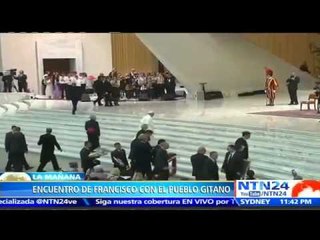 Papa se reúne con pueblo gitano y pide al mundo evitar "prejuicios seculares"