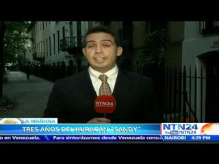 Se cumplen tres años del paso del huracán Sandy por EE.UU.