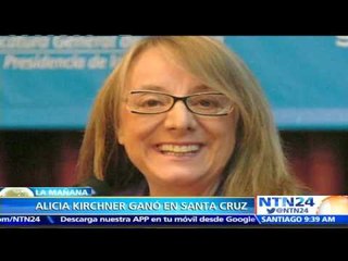 Cuñada de la presidenta Cristina Fernández gana la gobernación en provincia de Santa Cruz