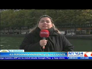 Procurador francés investigará accidente de autocar que dejó 43 fallecidos y entregará resultados