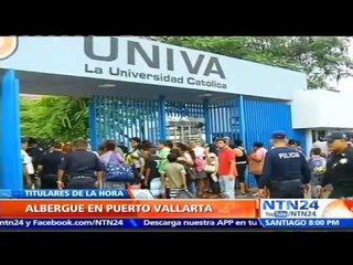Potente huracán 'Patricia' toca tierra en costas de Jalisco, México