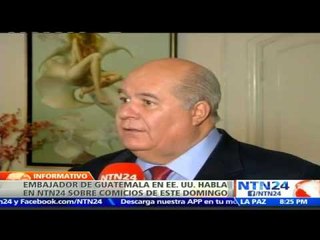 Guatemaltecos tendrán la "oportunidad de construir un país de consensos": Embajador Julio Ligorría