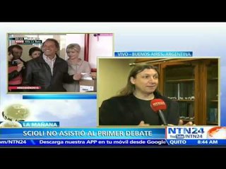 Scioli y Macri debatirán antes de segunda vuelta por la presidencia de Argentina
