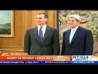 “Nos comprometemos a mantener una relación con una España fuerte y unificada”: John Kerry en Madrid