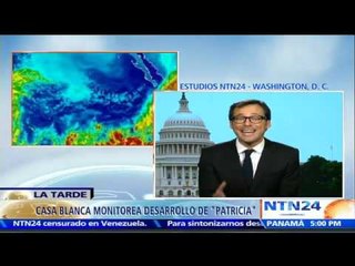 EE.UU. no prevé que Patricia toque tierra en el país y ofrece ayuda a México