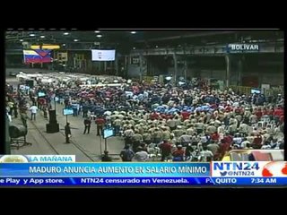 Nuevo cambio económico: Nicolás Maduro decreta aumento del 30% en el salario mínimo a partir de 2016