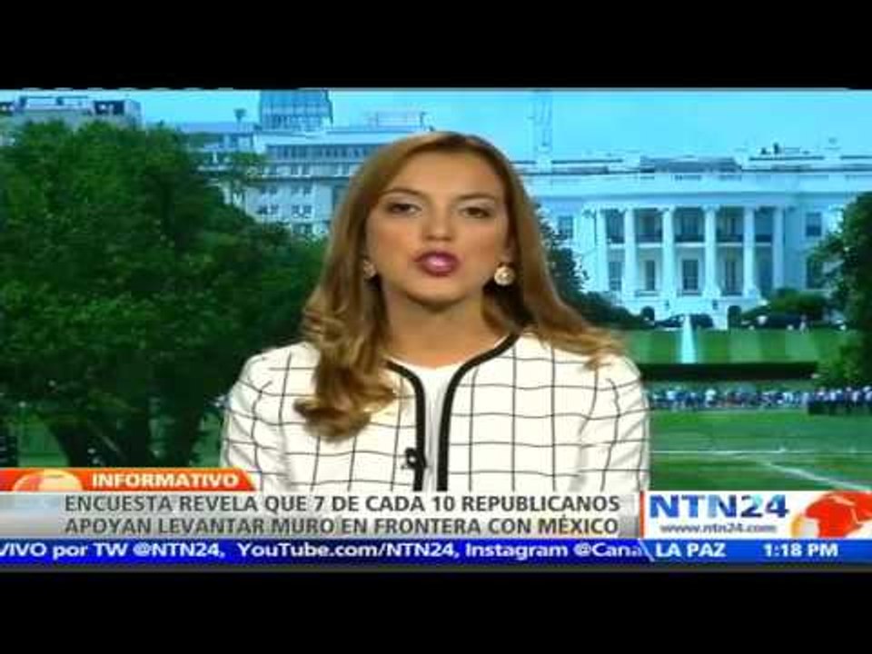 Cerca del 80% de los republicanos está a favor de levantar un muro en frontera con México