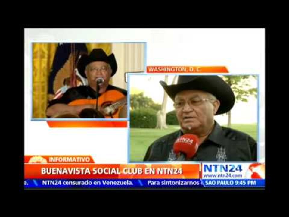 Buena Vista Social Club se convierte en el primer grupo cubano que se presenta en la Casa Blanca