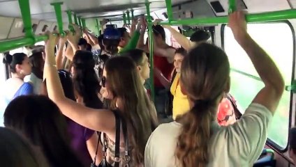 Выйду ночью в поле с конем в автобусе