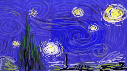 Неожиданная математика на картине Ван Гога «Звёздная ночь»